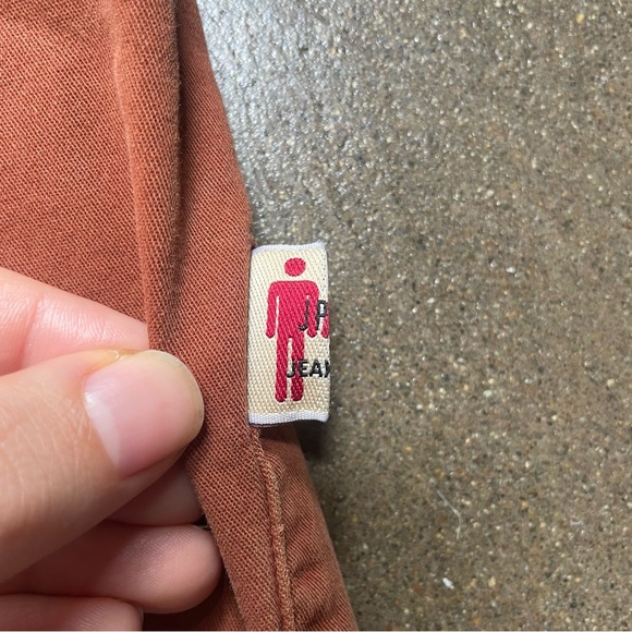 Vintage Jean Paul Gaultier jeans pumpkin colored low rise pants - Picture 10 of 12